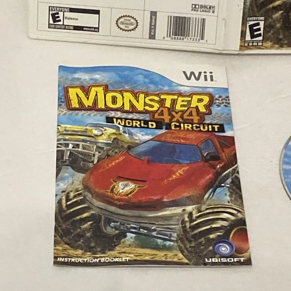 Monster 4x4: World Circuit Nintendo Wii Monster Truck Game Complete